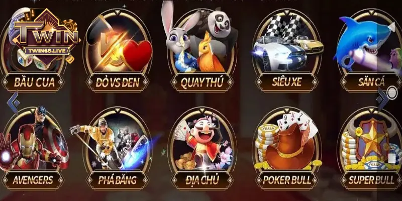 Trải nghiệm hấp dẫn với bộ sưu tập game khủng tại TWIN68